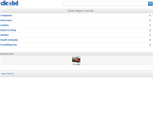 Tablet Screenshot of m.clickbd.com